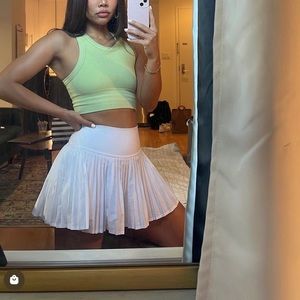 Alo - Lime Green Cropped Top - Size Small